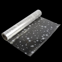Cellophane Wrap Roll - 80CM x 30M Snowflakes Christmas Wrapping for Gifts Flowers Hampers Baskets