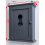 Dark Grey Key Cabinet - keyhole window 2