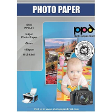 50 Sheets A3 Inkjet Premium Glossy Photo Paper 180gsm Instant Dry Water-Resistant PPD-41-50