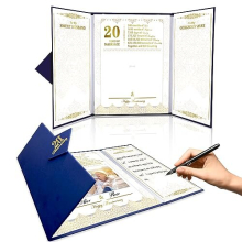 20th Anniversary Wedding Romantic Gifts For Couple 20 Years of Marriage Self-Personalized Photo Anniversary Greeting Cards For Him Her Wife and