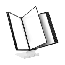 | Table Display Board System | Table Lectern | Document Organiser | Consultation and Presentation Documents | Plastic Case for Papers | Includes 10