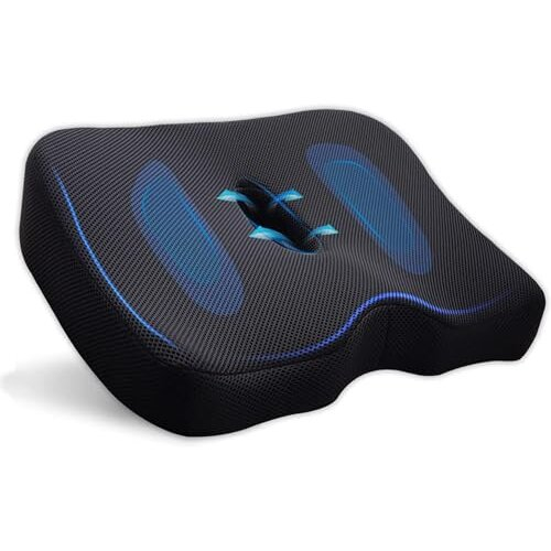 G2 Comfort Memory Foam Seat Cushions for Tailbone Support Back Pain