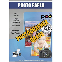 100 Sheets A4 Inkjet Premium Satin Photo Paper 280gsm Professional Grade PPD-21-100