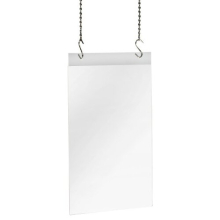 TA240 Hanging Sign Holder, for A4, double-sided presentaiton, acrylic, 1 Piece