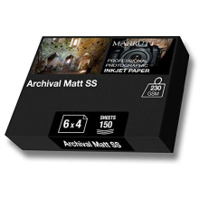230gsm Archival Matt Single Sided Inkjet Photo Paper (6" x 4" - 150 Sheets)