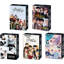 5 Pack/150 Pcs Stray Kids Lomo Card Kpop Photocards Greeting Card with Postcards Box