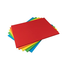 Card + Craft A4 160 GSM Bright Rainbow Coloured Card (Pack of 250 Sheets) Assorted for Children's Arts & Crafts Activites