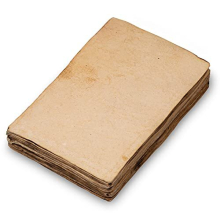 Handmade Antique Blank Cards with Slighly Burnded Deckle Edge- 4"x6" (11x16cm) Package of 50 - Mixed Media Cards for Announcements, Invitations,