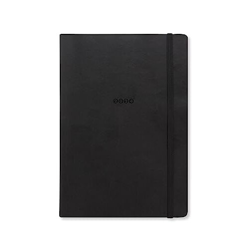 Letts Edge A5 week to view with notes 2024 diary - Black