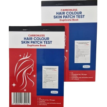 2 Packs Hair Colour Skin Patch Test Duplicate Book A5 100 Sets 200 Pages for Hairdressers/Barbers