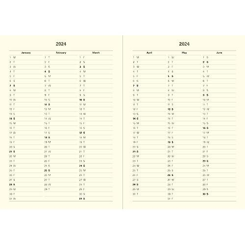 Letts Edge A5 week to view with notes 2024 diary - Black 2