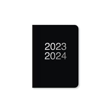 Letts Dazzle A6 day to a page 2023/2024 academic diary - black