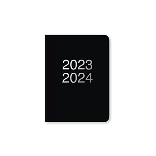 Letts Dazzle A6 day to a page 2023/2024 academic diary - black