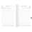 Letts Dazzle A6 day to a page 2023/2024 academic diary - black 2
