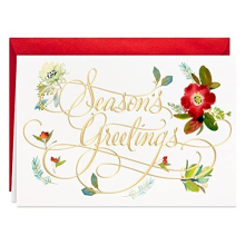 Cartes de vœux de vacances Hallmark, Floral (40 cartes avec enveloppes)