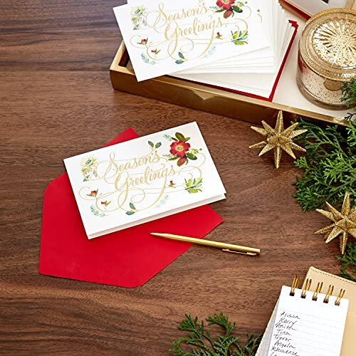 Hallmark Boxed Weihnachtskarten, Florale Grüße (40 Karten mit Umschlägen) 1