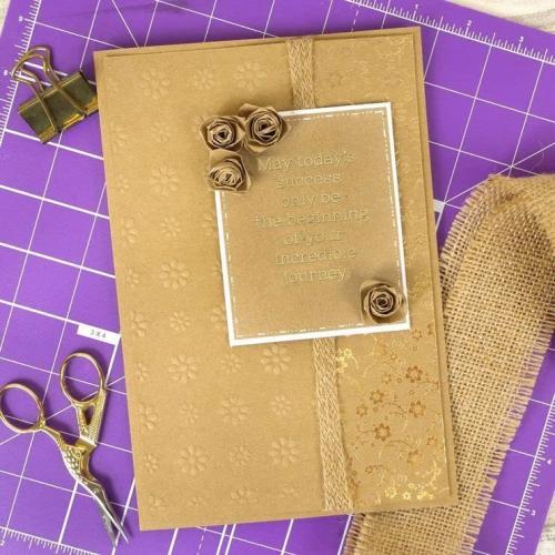 Crafts Kraft Pre-Scored Card Blanks - A5 with Envelopes