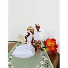 Mother's Day Daisies Crown 3D Pop Up Card.Surprise gift for Mother, Daughter, Wife, Girlfriend. Perfect for Mother's Day, Birthday's,Thank