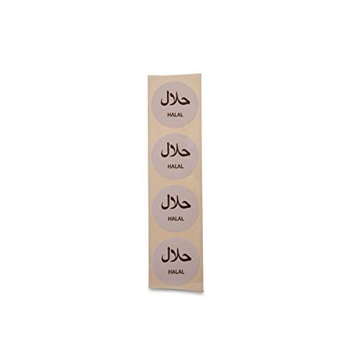 Halal Food Label 25mm Circle Dietary Label 1000 Labels per roll Halal Identification Labels 1