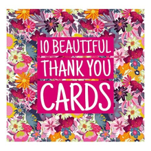 - Thank You Card Pack - Pack of 10 - Thank You Card Multipack - Thank You Card Pack - 10 Floral Designs with Envelopes - With Presentation Box -