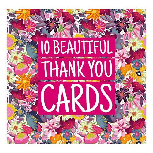 - Thank You Card Pack - Pack of 10 - Thank You Card Multipack - Thank ...