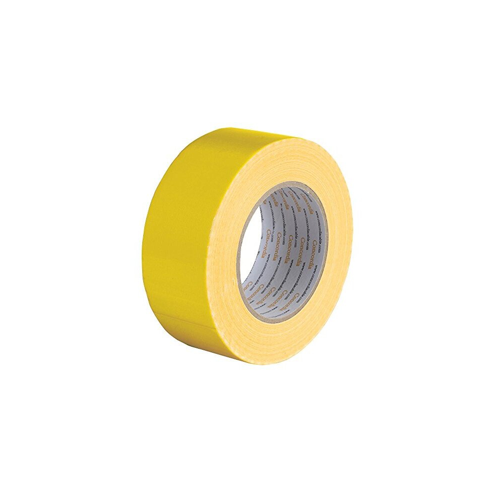Waterproof Cloth Gaffer Tape 50Mm X 50M - Yellow 5051259085855