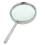 Metal Frame Silver Tone Nonslip Grip 4X Magnifying Glass 1