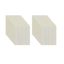 1680 PCS Small Sticky Labels and Removable White Sticky Labels Stickers for Bottle, File Folder,Jar Box,School, Office,Kitchen(13 * 38mm)