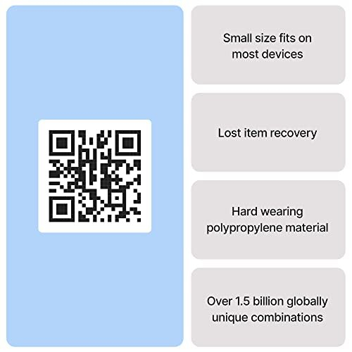 IT Assets and Device Extra Small Labels - QR Coded - 100 Pack - Heavy Duty Adhesive - Suitable for All IT Equipment | Device Labels, QR Code Labels, 1