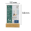 - Ref 86258D - Sign Holder with Wooden Base - Suitable for A6 Documents, Solid Oak Plinth, Visible Both Sides, PMMA (Acrylic) Material, Rigid & UV 3