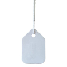 Strung Tags White Card Clothing Parcel Label String Hanging Gift Swing Tickets Kraft Hang Price Labelling 29mm x 20mm (Pack of 1000)