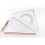 Set Square Triangular Scale Ruler 30cm Geometry Set of 3 Protractor Professional Architectural Engineering Drawing 6