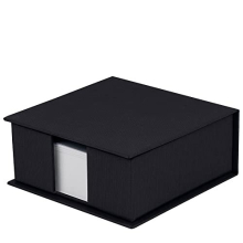 Square Refillable Jotter Box - Black