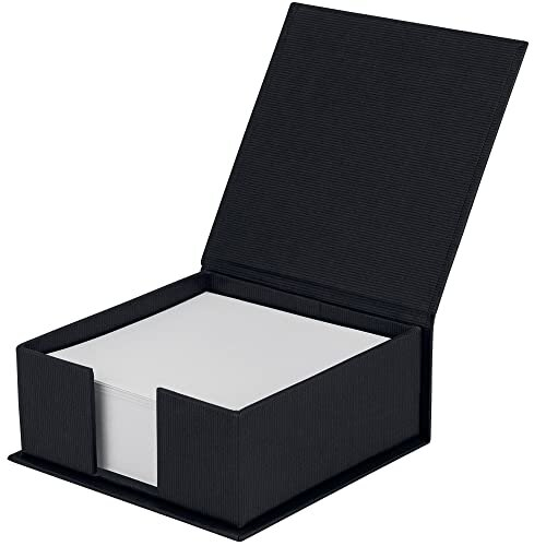 Square Refillable Jotter Box - Black 1