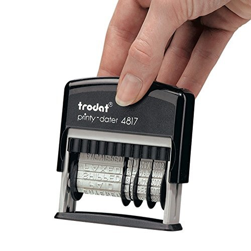 Printy 4817 Replacement Ink Pad - Green (Pack of 2) 2