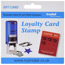 Printy 4612 Personalised Loyalty Card Self Inking Stamp Voucher, 12mm