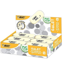 Eraser LOSC made from synthetic rubber,White, 58 x 28 x 13 MM, Pack of 12,