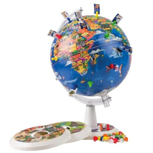 26cm Globe “My World” Graphic Display + Safety Suction Pins + Pin Cards + Demountable Graphic Stands