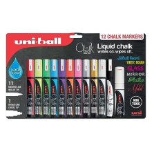 Liquid Chalk Markers 12 Pack Water Resistant