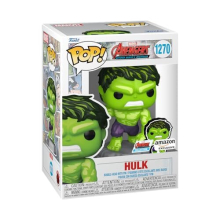 POP! Marvel: A60- Comic Hulk With Enamel Pin - Marvel Comics - Amazon Exclusive - Collectable Vinyl Figure - Gift Idea - Official Merchandise - Toys