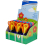 E-2150S Kids Scissor Witch cm-Scale, Blunt tip, 5"/13 cm, 30 pcs. Assorted, Right- and lefthanded use 1