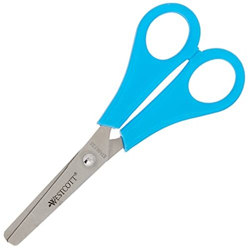 E-2150S Kids Scissor Witch cm-Scale, Blunt tip, 5"/13 cm, 30 pcs. Assorted, Right- and lefthanded use 1