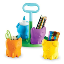 Create-a-Space Kiddy Centre Pets, Kids Art Supply Storage, Caddy Playroom Organisation, Classroom Organisation, School Supplies Organiser, 6 Pieces,
