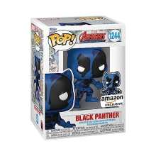 POP! Marvel: A60- Comic Black Panther With Enamel Pin - Marvel Comics - Amazon Exclusive - Collectable Vinyl Figure - Gift Idea - Official Merchandise