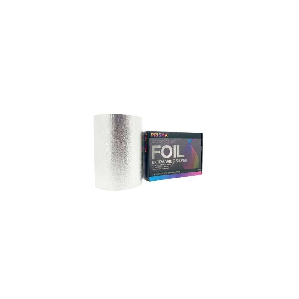 Prisma Embossed Foil Silver Roll 150mm x 100m