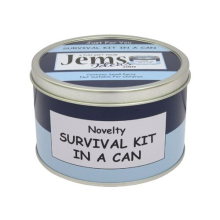Teacher Humorous Novelty Fun Gift - Thank You/Thankyou/Birthday/Christmas/End of Year/Term Present & Card All In One. Customise Your Can Colour. (Blue