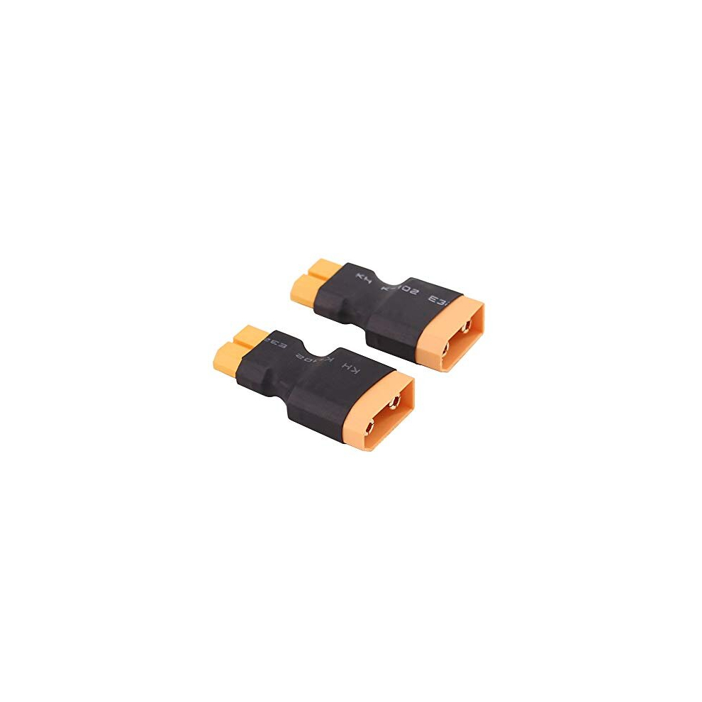2Pcs Male Xt90 Xt-90 To Female Xt60 Xt-60 Connector Adapter(C95-2) 619191638772