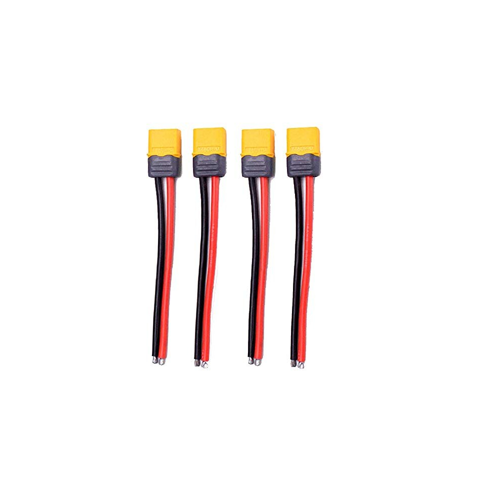 4 Pcs Xt60 Cable Pigtail Xt60h Male Female Connector Plug Cable Wire And 5.9Inch 12Awg Silicon Wire For Rc Lipo Battery (Xt60 Male Plug Wire) 745695147639