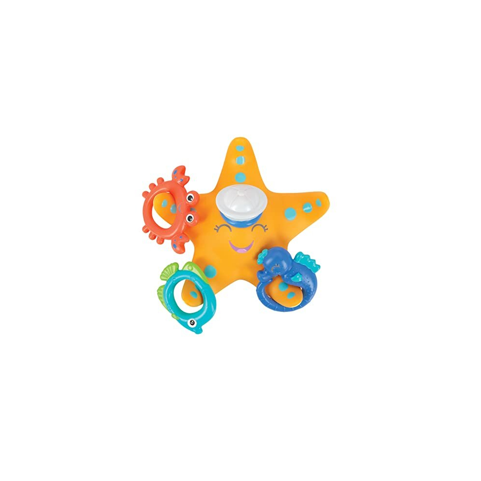 Starfish Hoopla Floating Bath Toy â Includes 3 Throwing Rings | BPA Free | Suitable for Ages 18 Months Plus