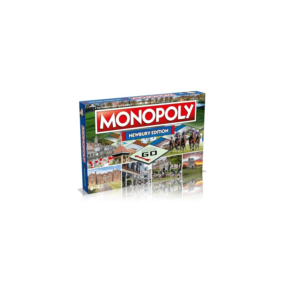 Winning Moves Newbury Monopoly Board Game, Tour Around The Board, Buy, Sell And Trade Your Way To Success, Makes A Great Gift For Ages 8 Plus